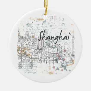 Shanghai Ceramic Tree Decoration