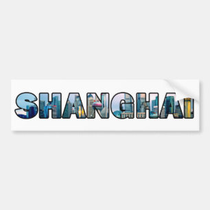 Shanghai China Bumper Sticker