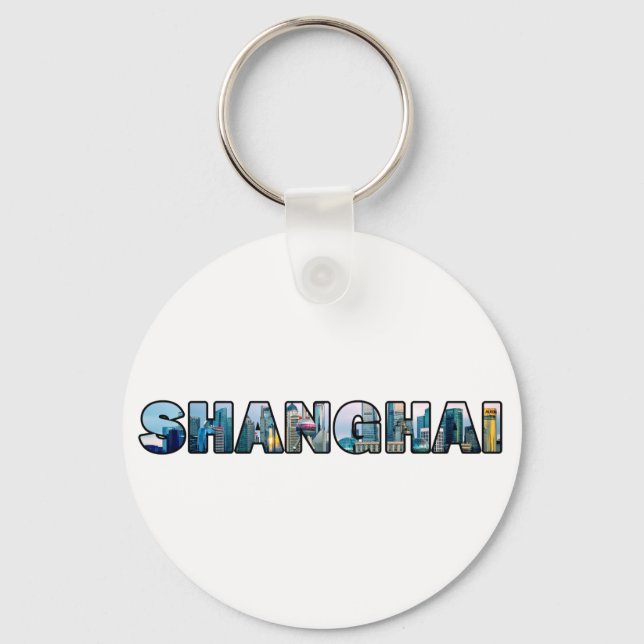 Shanghai China Keychain (Front)