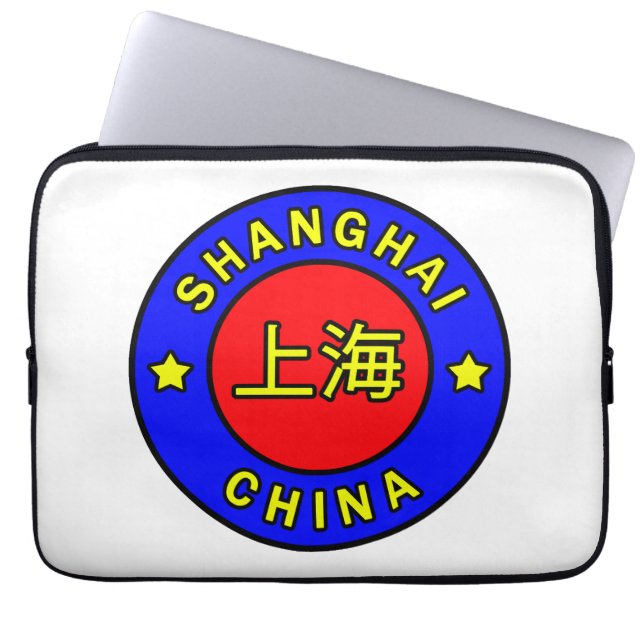Shanghai China laptop sleeve (Front)