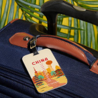 Shanghai China Travel Retro Poster
