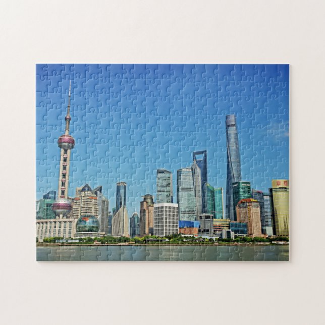 Shanghai, China - View from the Bund Jigsaw Puzzle (Horizontal)