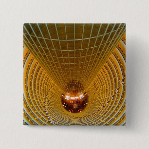 Shanghai China wonderful abstract of Oriental 2 15 Cm Square Badge