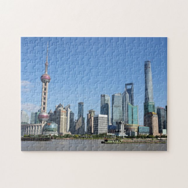 Shanghai from the Bund Puzzle (Horizontal)