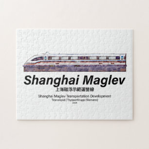 Shanghai Maglev High-Speed SMT Transrapid Train Jigsaw Puzzle