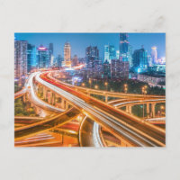 Shanghai Overpass 2 postcard