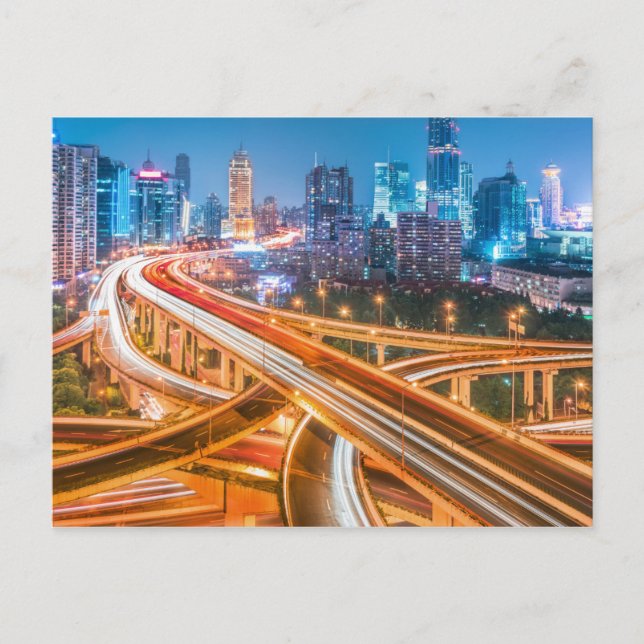 Shanghai Overpass 2 postcard (Front)