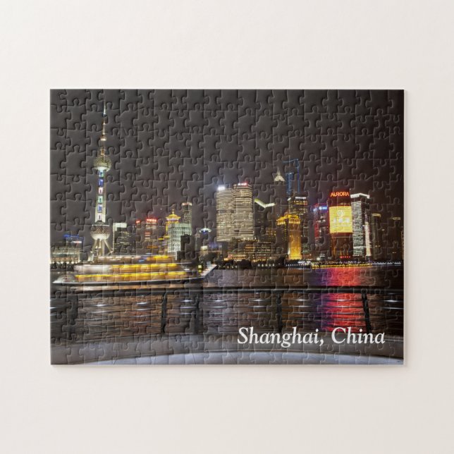 Shanghai PuDong, China Jigsaw Puzzle (Horizontal)