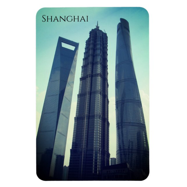 shanghai towers china magnet (Vertical)