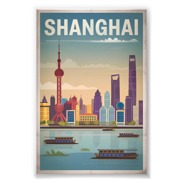 Shanghai vintage photo print (Front)