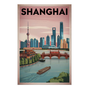 Shanghai vintage poster