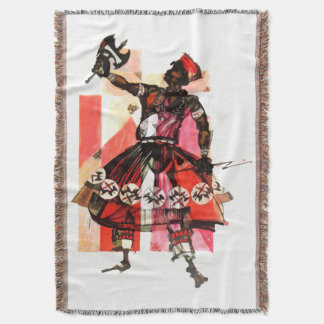 Shango orisha throw blanket