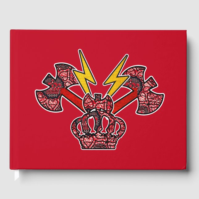 Shango Sango Oshe Axe Crown Guest Book (Front)