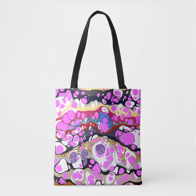 Shani - Multicolored, abstract design Tote Bag (Front)