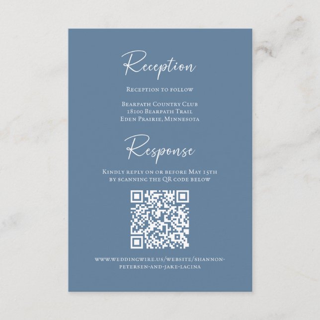 shannon jake rsvp enclosure card (Front)