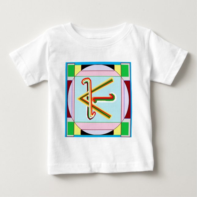 Shanti i.e. Peace: Karuna Reiki Healing Symbol Baby T-Shirt (Front)
