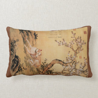 Shanxing Wolf ~睒星狼~Greyhound ~Giuseppe Castiglione Lumbar Cushion