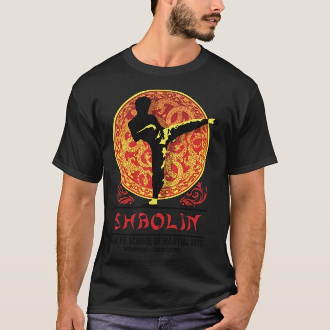 Shaolin Kung Fu School of Martial Arts Classic T-S T-Shirt (Front)
