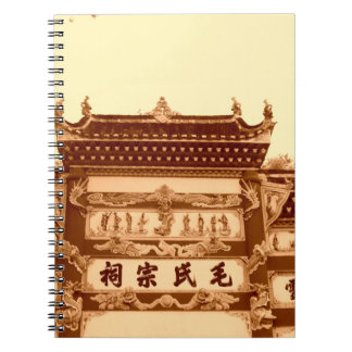 Shaoshan,  April 12: Mao ancestral hall building e Notebook
