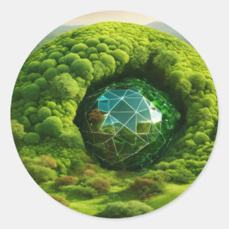 Shape: Classic Round Stickers Create custom sticke