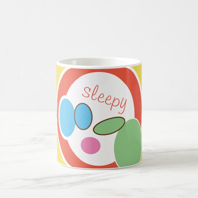 shape cute circle mug (Center)