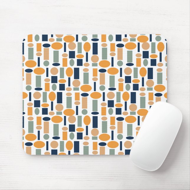 Shape Pattern  Mouse Pad (With Mouse)
