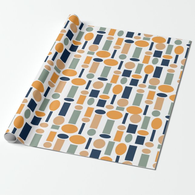 Shape Pattern  Wrapping Paper (Unrolled)