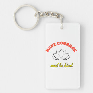 Shape: Rectangle (two sides) key Key Ring