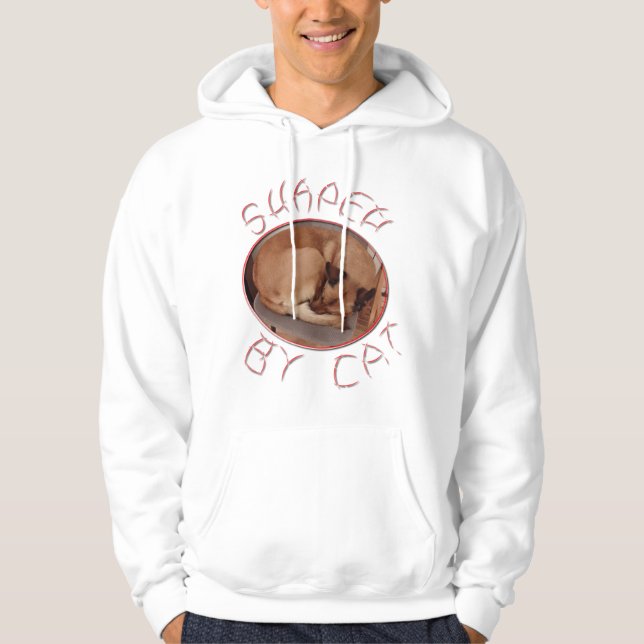 Shaped by cats hoodie (Front)