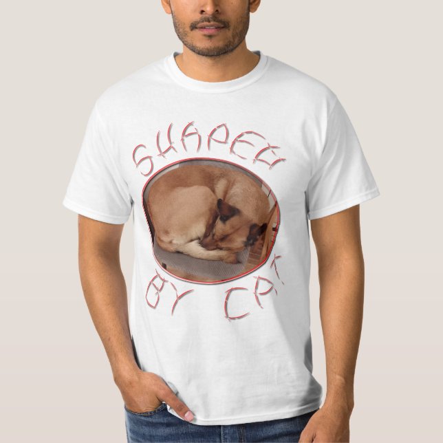 Shaped by cats T-Shirt (Front)