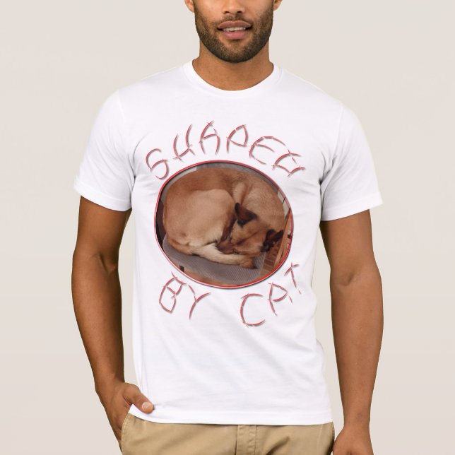 Shaped by cats T-Shirt (Front)