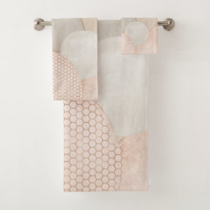 Shapes and Patterns Abstract   Bath Towel Set