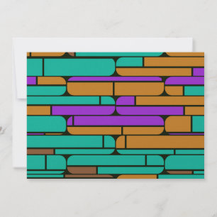 Shapes in retro colours