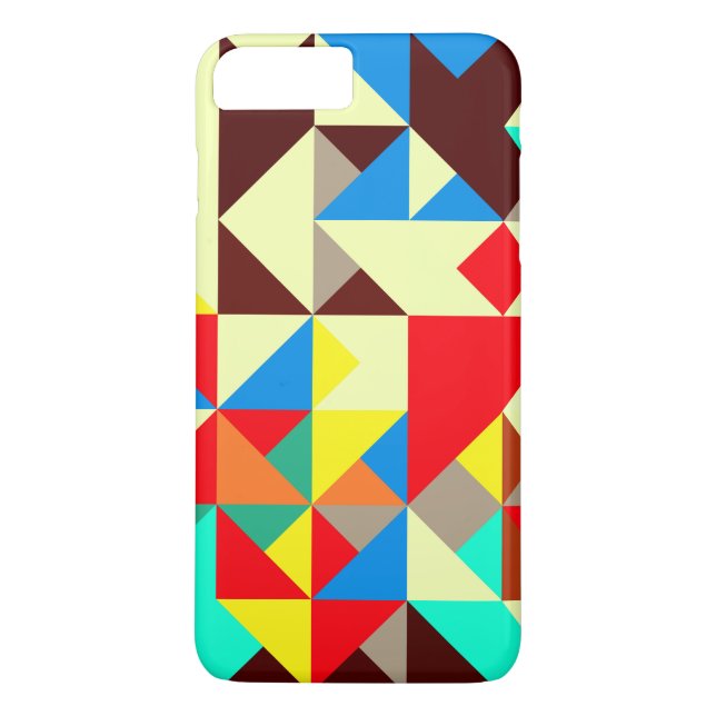 Shapes in retro colours Case-Mate iPhone case (Back)