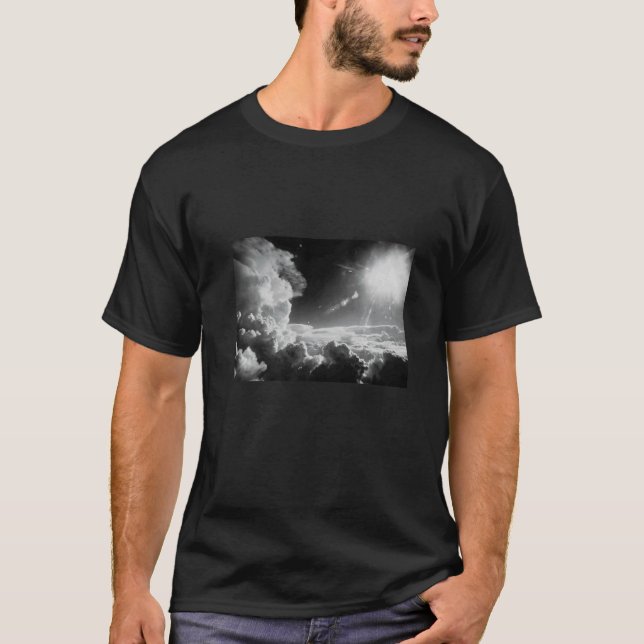 Shapes Of Clouds Sunshine Over The Clouds T-Shirt (Front)