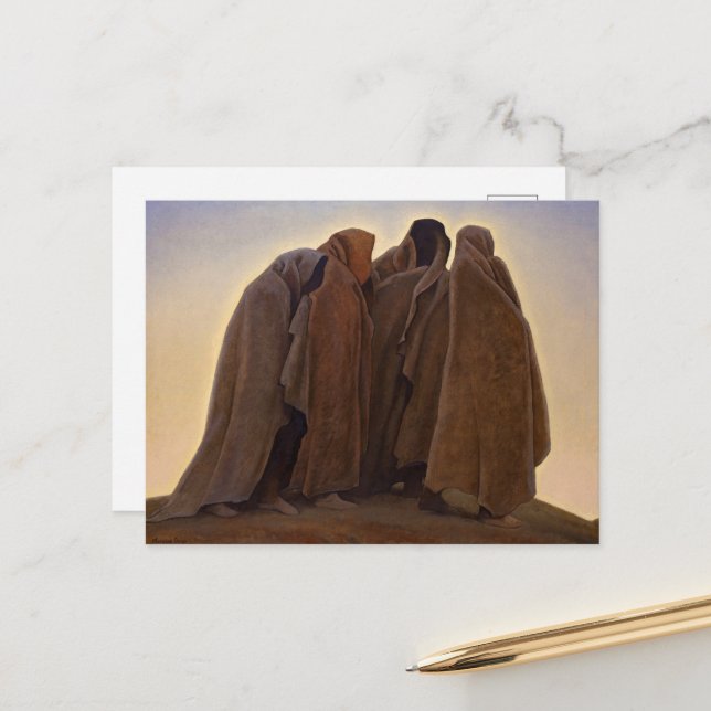 Shapes of Fear by Maynard Dixon Postcard (Front/Back In Situ)