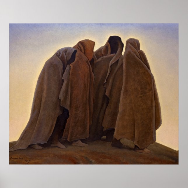 Shapes of Fear by Maynard Dixon Poster (Front)