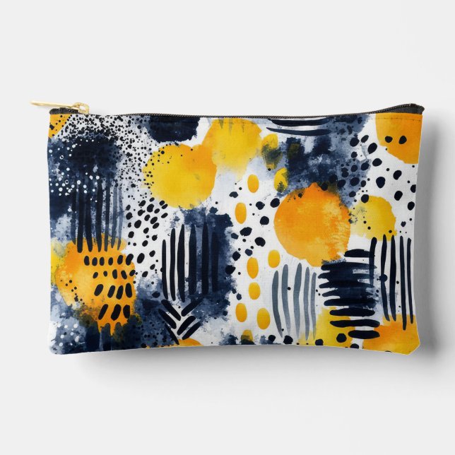 Shapes pattern accessory pouch (Front)
