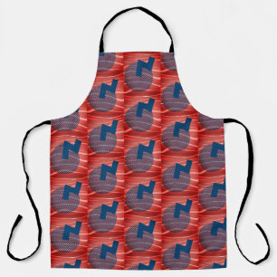shapes pattern  apron