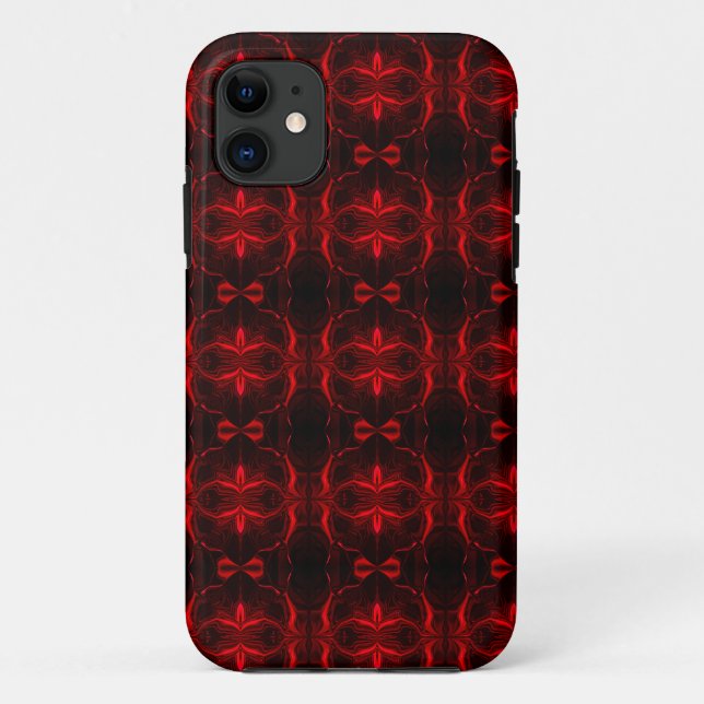 Shapes, "red strokes float" on dark background?   Case-Mate iPhone case (Back)