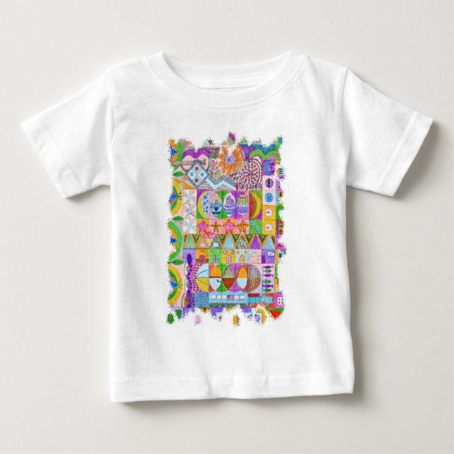 Shapes Shapes Shapes Baby T-Shirt (Front)