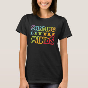Shaping Little Minds Colourful Study Learn School T-Shirt