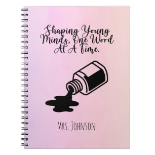 Shaping Young Minds, One Word At A Time Educator Notebook