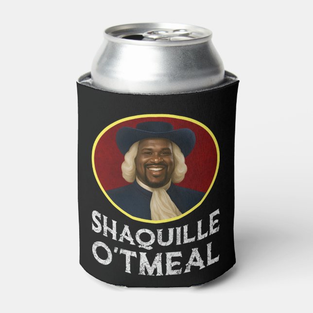 Shaquille Oatmeal Funny Meme Can Cooler (Can Front)