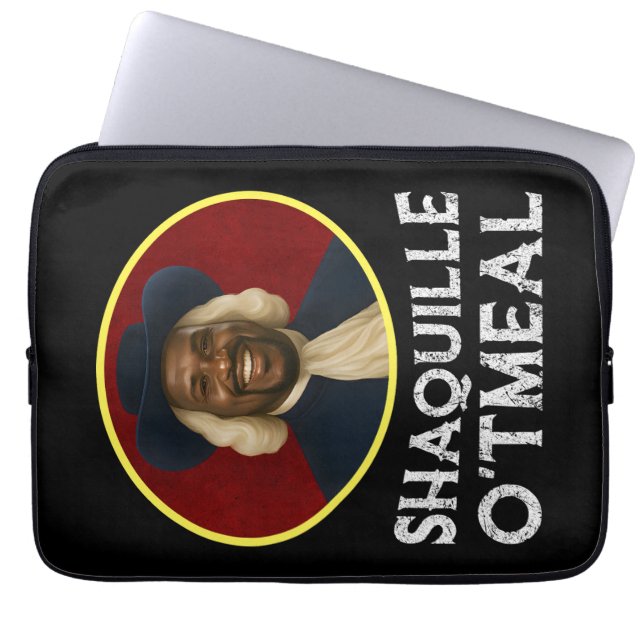 Shaquille Oatmeal Funny Meme Laptop Sleeve (Front)