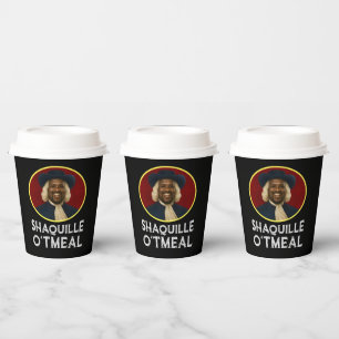 Shaquille Oatmeal Funny Meme Paper Cups