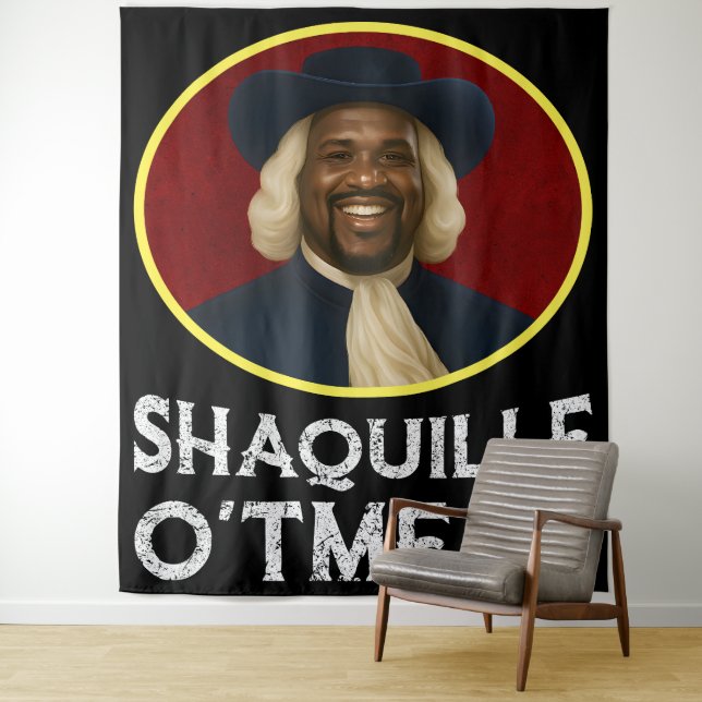 Shaquille Oatmeal Funny Meme Tapestry (In Situ)