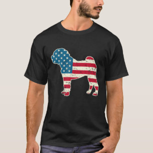 Shar Pei 4Th Of July Men Women USA American Flag D T-Shirt