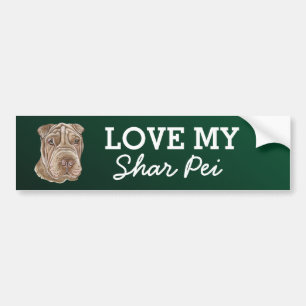 Shar Pei Bumper Sticker