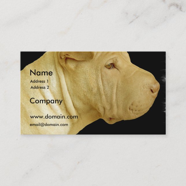 Shar Pei Business Card (Front)